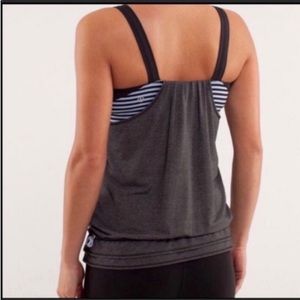 Back on track polar haze Lululemon tank